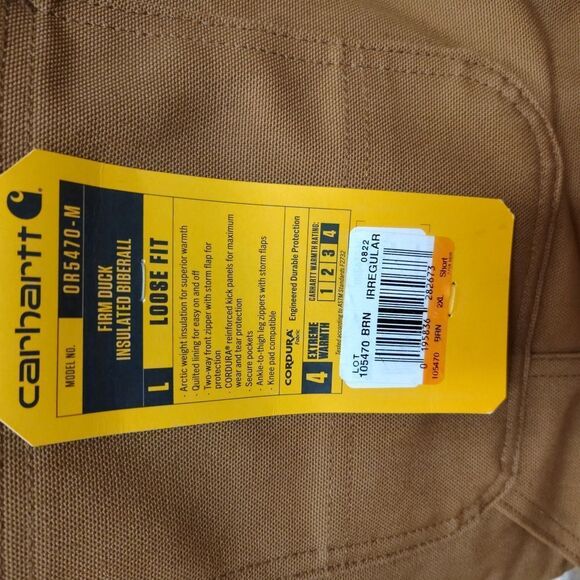 Men's Brown Workwear Overalls - Picture 5 of 7